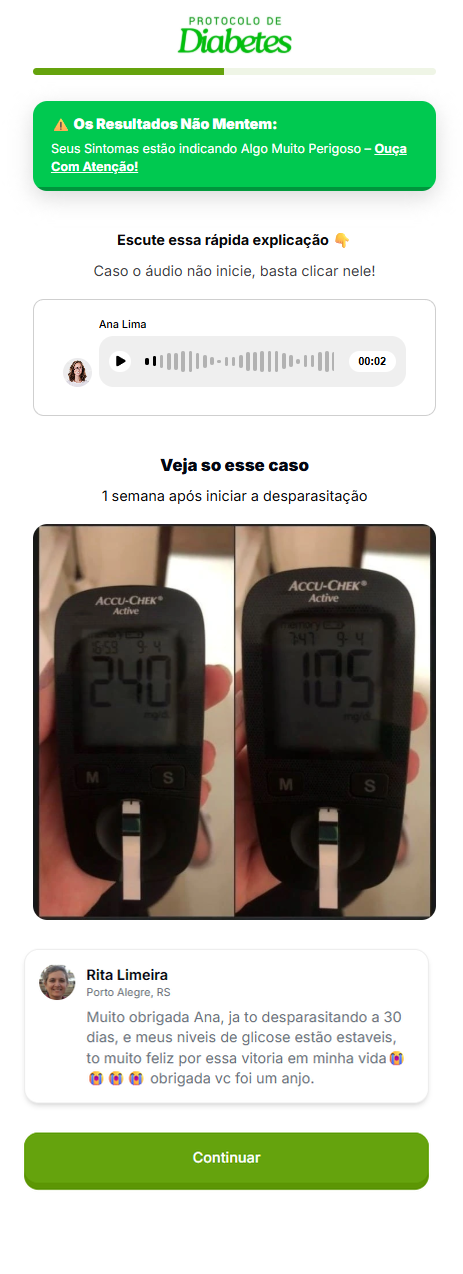Resultados e audio
